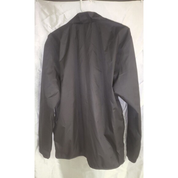 Adidas Wind Breaker Style Mens Jacket Black/Grey Size M - Picture 3 of 3